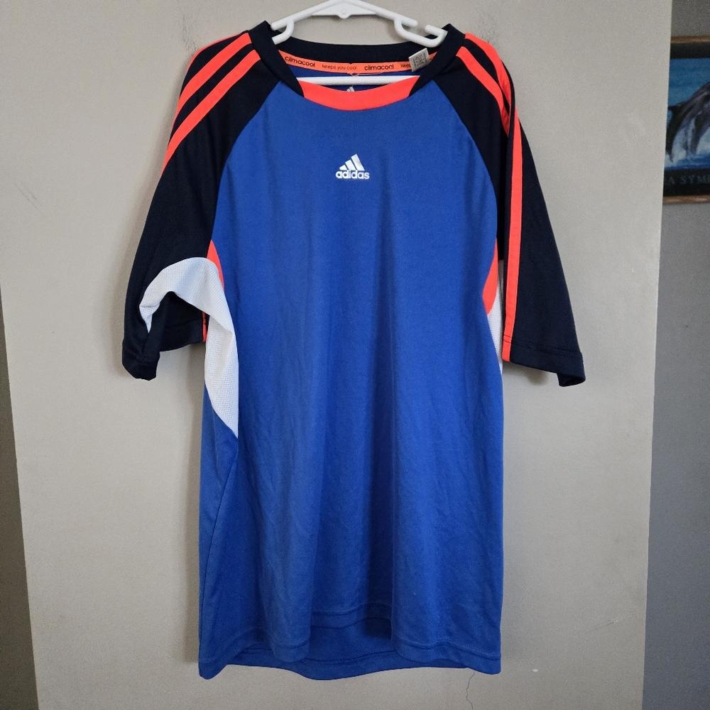 5 for $25 Adidas Kids Shirt Boys 15 Size Years Teen Soccer Athletic Shirt XL